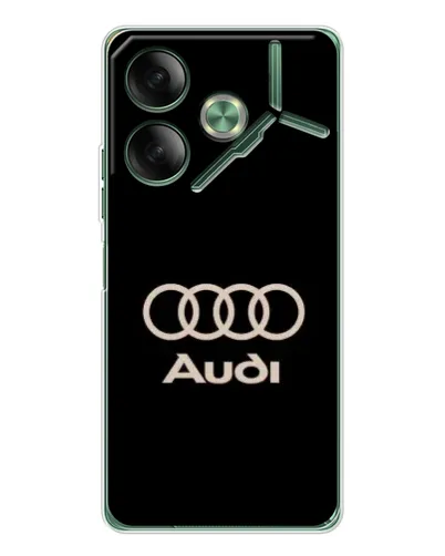 Чехол для TECNO Pova 7 5G с картинкой «Audi — золотой логотип» Чехол для TECNO Pova 7 5G с картинкой «Audi — золотой логотип»