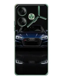 Чехол для TECNO Pova 7 5G с картинкой «Audi — ночное отражение»