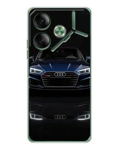 Чехол для TECNO Pova 7 5G с картинкой «Audi — ночное отражение» Чехол для TECNO Pova 7 5G с картинкой «Audi — ночное отражение»