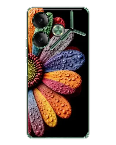 Чохол для TECNO Pova 7 5G з картинкою «Райдужна квітка» Чохол для TECNO Pova 7 5G з картинкою «Райдужна квітка»