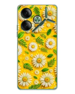 Чехол для TECNO Pova 7 5G с картинкой «Ромашковое солнце»