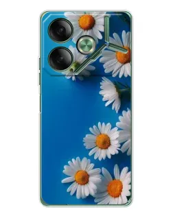 Чехол для TECNO Pova 7 5G с картинкой «Белоснежные маргаритки»