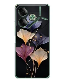 Чехол для TECNO Pova 7 5G с картинкой «Лиловые цветы грации»