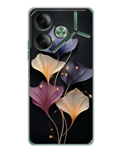 Чохол для TECNO Pova 7 5G з картинкою «Лілові квіти грації» Чохол для TECNO Pova 7 5G з картинкою «Лілові квіти грації»