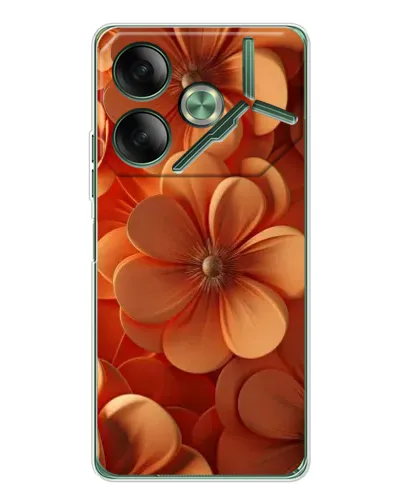Чохол для TECNO Pova 7 5G з картинкою «Помаранчева макро квітка» Чохол для TECNO Pova 7 5G з картинкою «Помаранчева макро квітка»