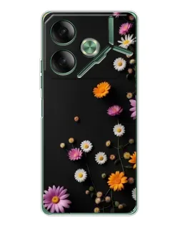Чехол для TECNO Pova 7 5G с картинкой «Цветочная композиция»