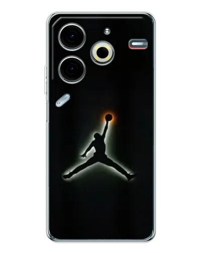 Чехол для TECNO Pova 7 Pro с картинкой «Jordan Gradient Logo» Чехол для TECNO Pova 7 Pro с картинкой «Jordan Gradient Logo»
