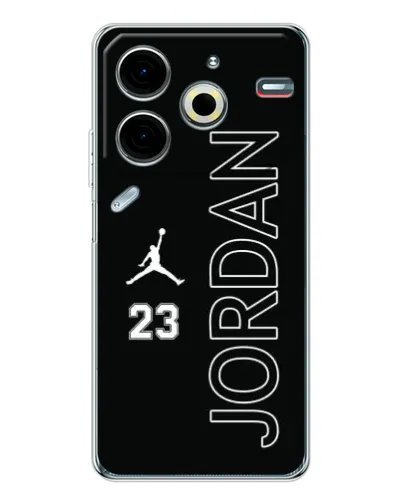Чехол для TECNO Pova 7 Pro с картинкой «Jordan Vertical» Чехол для TECNO Pova 7 Pro с картинкой «Jordan Vertical»