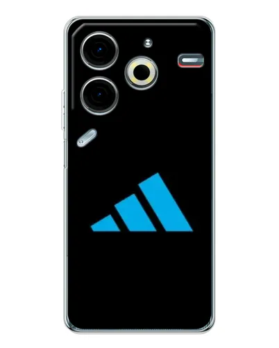 Чехол для TECNO Pova 7 Pro с картинкой «Adidas Cyan Logo» Чехол для TECNO Pova 7 Pro с картинкой «Adidas Cyan Logo»