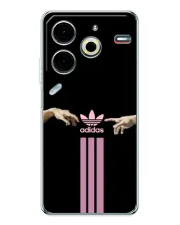 Чохол для TECNO Pova 7 Pro з картинкою «Adidas Hands»