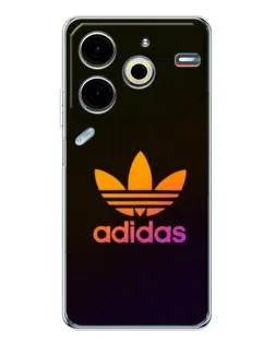 Чохол для TECNO Pova 7 Pro з картинкою «Градієнт Adidas»