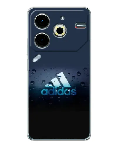 Чехол для TECNO Pova 7 Pro с картинкой «Adidas Water Drops» Чехол для TECNO Pova 7 Pro с картинкой «Adidas Water Drops»