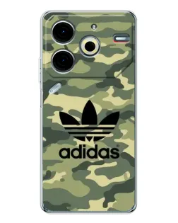 Чохол для TECNO Pova 7 Pro з картинкою «Мілітарі стиль Adidas»
