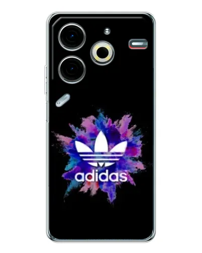Чехол для TECNO Pova 7 Pro с картинкой «Взрыв красок Adidas» Чехол для TECNO Pova 7 Pro с картинкой «Взрыв красок Adidas»