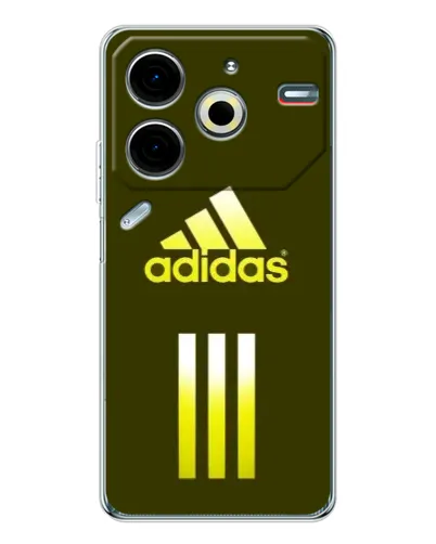 Чехол для TECNO Pova 7 Pro с картинкой «Оливковый градиент Adidas» Чехол для TECNO Pova 7 Pro с картинкой «Оливковый градиент Adidas»