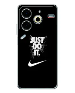 Чохол для TECNO Pova 7 Pro з картинкою «Текстовий принт Nike» Чохол для TECNO Pova 7 Pro з картинкою «Текстовий принт Nike»