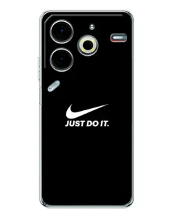 Чохол для TECNO Pova 7 Pro з картинкою «Мінімалізм від Nike» Чохол для TECNO Pova 7 Pro з картинкою «Мінімалізм від Nike»