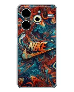 Чохол для TECNO Pova 7 Pro з картинкою «Nike в абстракції» Чохол для TECNO Pova 7 Pro з картинкою «Nike в абстракції»