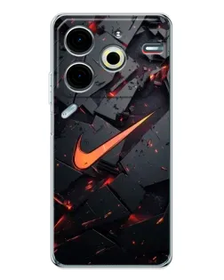 Чохол для TECNO Pova 7 Pro з картинкою «Nike — ефект розломів» Чохол для TECNO Pova 7 Pro з картинкою «Nike — ефект розломів»