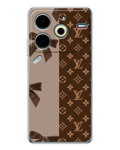 Чехол для TECNO Pova 7 Pro с картинкой «Louis Vuitton — банты»
