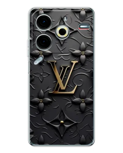 Чехол для TECNO Pova 7 Pro с картинкой «Кожаная текстура LV»
