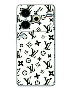 Чехол для TECNO Pova 7 Pro с картинкой «Монохромный хаос LV»
