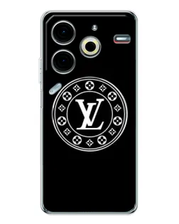 Чехол для TECNO Pova 7 Pro с картинкой «LV — печать стиля»