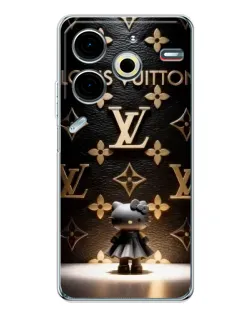 Чехол для TECNO Pova 7 Pro с картинкой «Монограмма с фигурой»