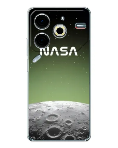 Чехол для TECNO Pova 7 Pro с картинкой «NASA — лунный градиент» Чехол для TECNO Pova 7 Pro с картинкой «NASA — лунный градиент»