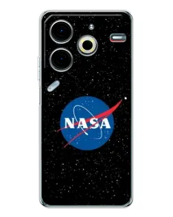 Чехол для TECNO Pova 7 Pro с картинкой «NASA — звездное небо» Чехол для TECNO Pova 7 Pro с картинкой «NASA — звездное небо»