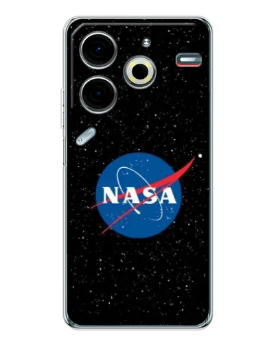 Чехол для TECNO Pova 7 Pro с картинкой «NASA — звездное небо» Чехол для TECNO Pova 7 Pro с картинкой «NASA — звездное небо»