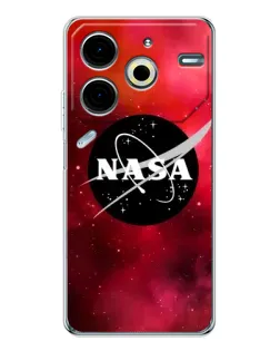 Чехол для TECNO Pova 7 Pro с картинкой «NASA — красная туманность» Чехол для TECNO Pova 7 Pro с картинкой «NASA — красная туманность»