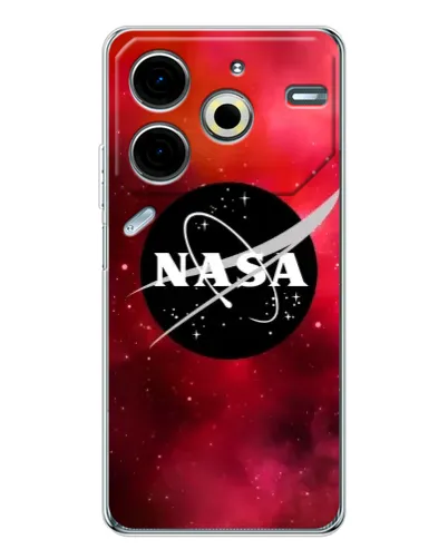 Чехол для TECNO Pova 7 Pro с картинкой «NASA — красная туманность» Чехол для TECNO Pova 7 Pro с картинкой «NASA — красная туманность»
