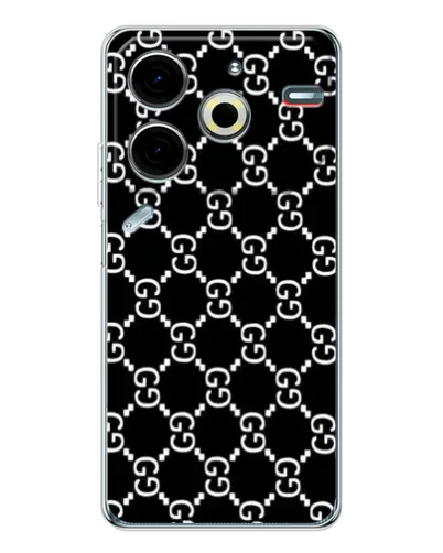 Чехол для TECNO Pova 7 Pro с картинкой «Gucci — сетчатый паттерн» Чехол для TECNO Pova 7 Pro с картинкой «Gucci — сетчатый паттерн»