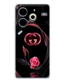 Чохол для TECNO Pova 7 Pro з картинкою «Gucci — неонова троянда» Чохол для TECNO Pova 7 Pro з картинкою «Gucci — неонова троянда»