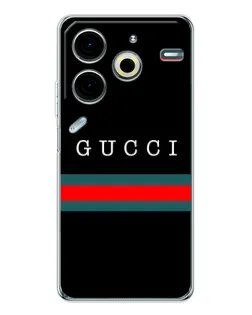 Чохол для TECNO Pova 7 Pro з картинкою «Gucci — червоний пояс» Чохол для TECNO Pova 7 Pro з картинкою «Gucci — червоний пояс»