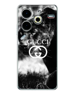 Чохол для TECNO Pova 7 Pro з картинкою «Gucci — дика природа» Чохол для TECNO Pova 7 Pro з картинкою «Gucci — дика природа»