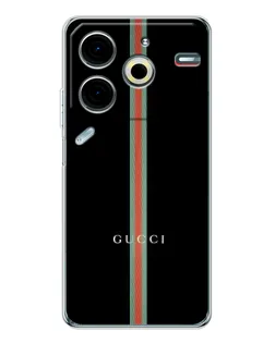 Чохол для TECNO Pova 7 Pro з картинкою «Gucci — строга лінія» Чохол для TECNO Pova 7 Pro з картинкою «Gucci — строга лінія»