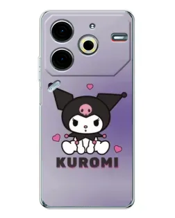 Чохол для TECNO Pova 7 Pro з картинкою «Kuromi — фіолетовий арт» Чохол для TECNO Pova 7 Pro з картинкою «Kuromi — фіолетовий арт»