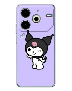 Чохол для TECNO Pova 7 Pro з картинкою «Класична Kuromi» Чохол для TECNO Pova 7 Pro з картинкою «Класична Kuromi»