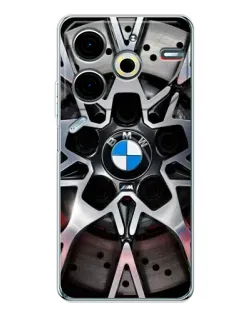 Чохол для TECNO Pova 7 Pro з картинкою «BMW — деталь диска» Чохол для TECNO Pova 7 Pro з картинкою «BMW — деталь диска»