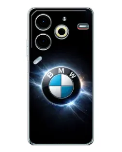 Чохол для TECNO Pova 7 Pro з картинкою «BMW — неонове сяйво» Чохол для TECNO Pova 7 Pro з картинкою «BMW — неонове сяйво»