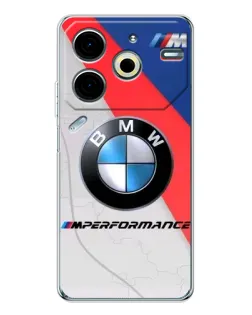 Чохол для TECNO Pova 7 Pro з картинкою «BMW Performance стиль» Чохол для TECNO Pova 7 Pro з картинкою «BMW Performance стиль»