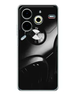 Чохол для TECNO Pova 7 Pro з картинкою «Емблема BMW — макро» Чохол для TECNO Pova 7 Pro з картинкою «Емблема BMW — макро»