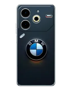 Чохол для TECNO Pova 7 Pro з картинкою «Логотип BMW — мінімалізм» Чохол для TECNO Pova 7 Pro з картинкою «Логотип BMW — мінімалізм»