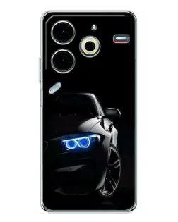 Чохол для TECNO Pova 7 Pro з картинкою «BMW — нічний погляд» Чохол для TECNO Pova 7 Pro з картинкою «BMW — нічний погляд»