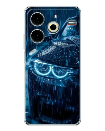 Чехол для TECNO Pova 7 Pro с картинкой «BMW под дождем» Чехол для TECNO Pova 7 Pro с картинкой «BMW под дождем»