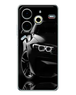 Чохол для TECNO Pova 7 Pro з картинкою «Чорна BMW — профіль» Чохол для TECNO Pova 7 Pro з картинкою «Чорна BMW — профіль»