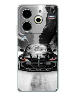 Чохол для TECNO Pova 7 Pro з картинкою «BMW — акварельний дрифт» Чохол для TECNO Pova 7 Pro з картинкою «BMW — акварельний дрифт»