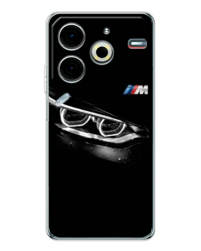 Чехол для TECNO Pova 7 Pro с картинкой «BMW — взгляд тигра» Чехол для TECNO Pova 7 Pro с картинкой «BMW — взгляд тигра»